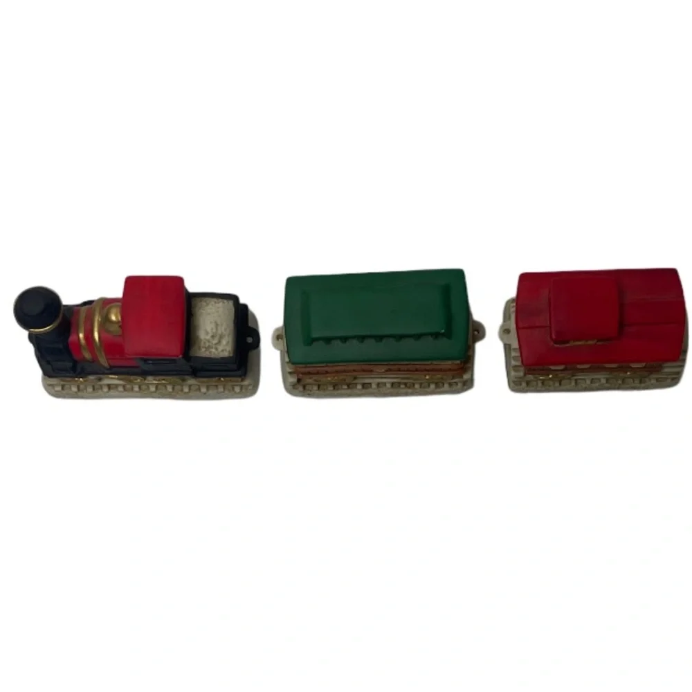 Vintage Train Homco Home Interior Collectors Christmas Ornaments Gift Decoration
